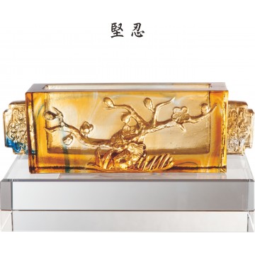 WS-21018堅忍/蕙質/高昇/錦繡系列精品脫臘琉璃作品(共四款)
