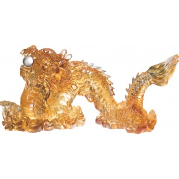 WS-31001榮耀百千霸中原‧唯我獨尊大型脫臘琉璃作品