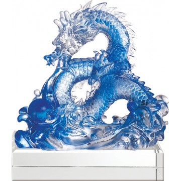 WS-41003龍飛躍舞精品脫臘琉璃作品