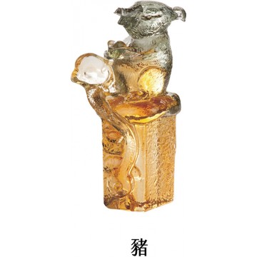 WS-21046十二生肖精品脫臘琉璃印章